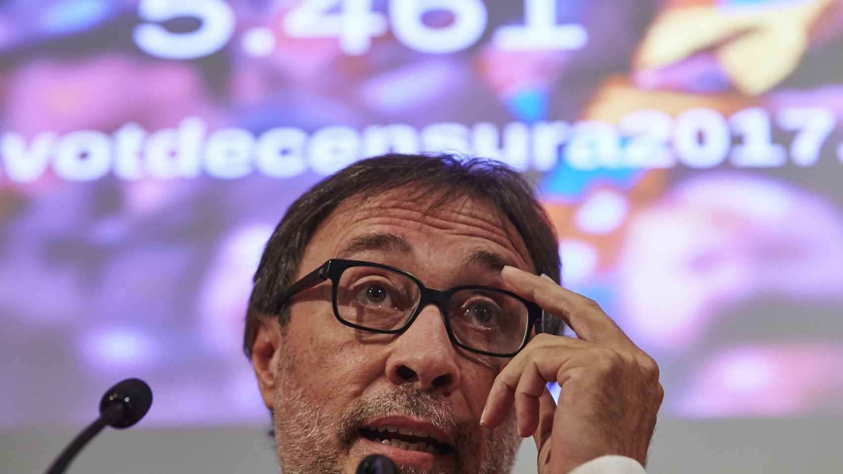 Agustí Benedito en rueda de prensa / EFE/ALEJANDRO GARCÍA