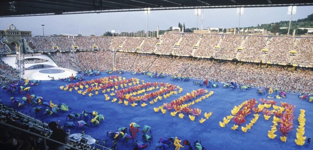 El 'HOLA' que saludó al mundo durante los Juegos Olímpicos de Barcelona / Fundació Barcelona Olímpica