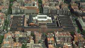 Vista área del Hospital Clínic de Barcelona / EP