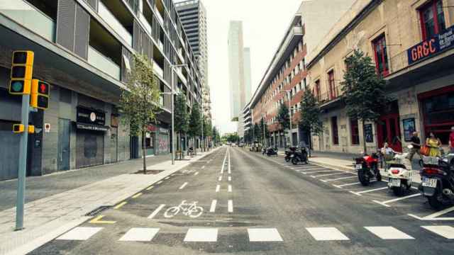 Tramo reformado de la calle Pere IV / AJUNTAMENT DE BARCELONA