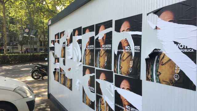 Carteles de Franco en Barcelona / A. M.