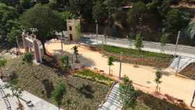 El jardín arabesco de Vallcarca da un nuevo aire a la maltrecha zona debajo del viaducto / XFDC