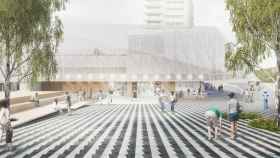 El nuevo mercado de la Vall dHebron finalizará su remodelación a principios de 2018 / AJUNTAMENT DE BARCELONA
