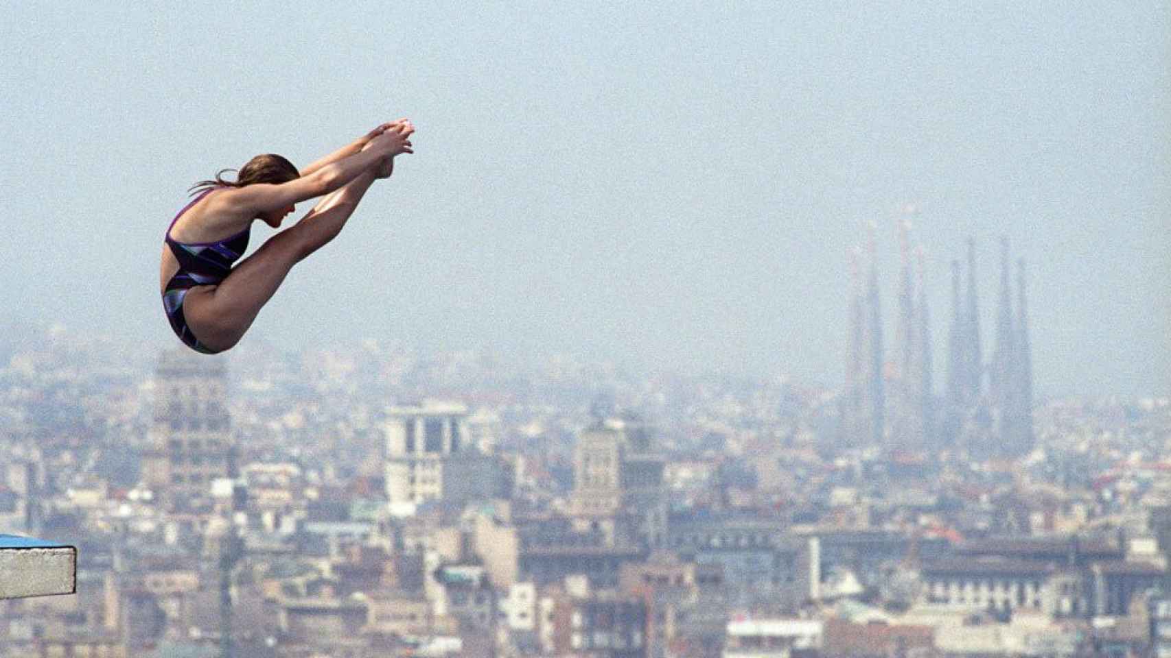 Saltos de trampolín durante los Juegos Olímpicos de 1992