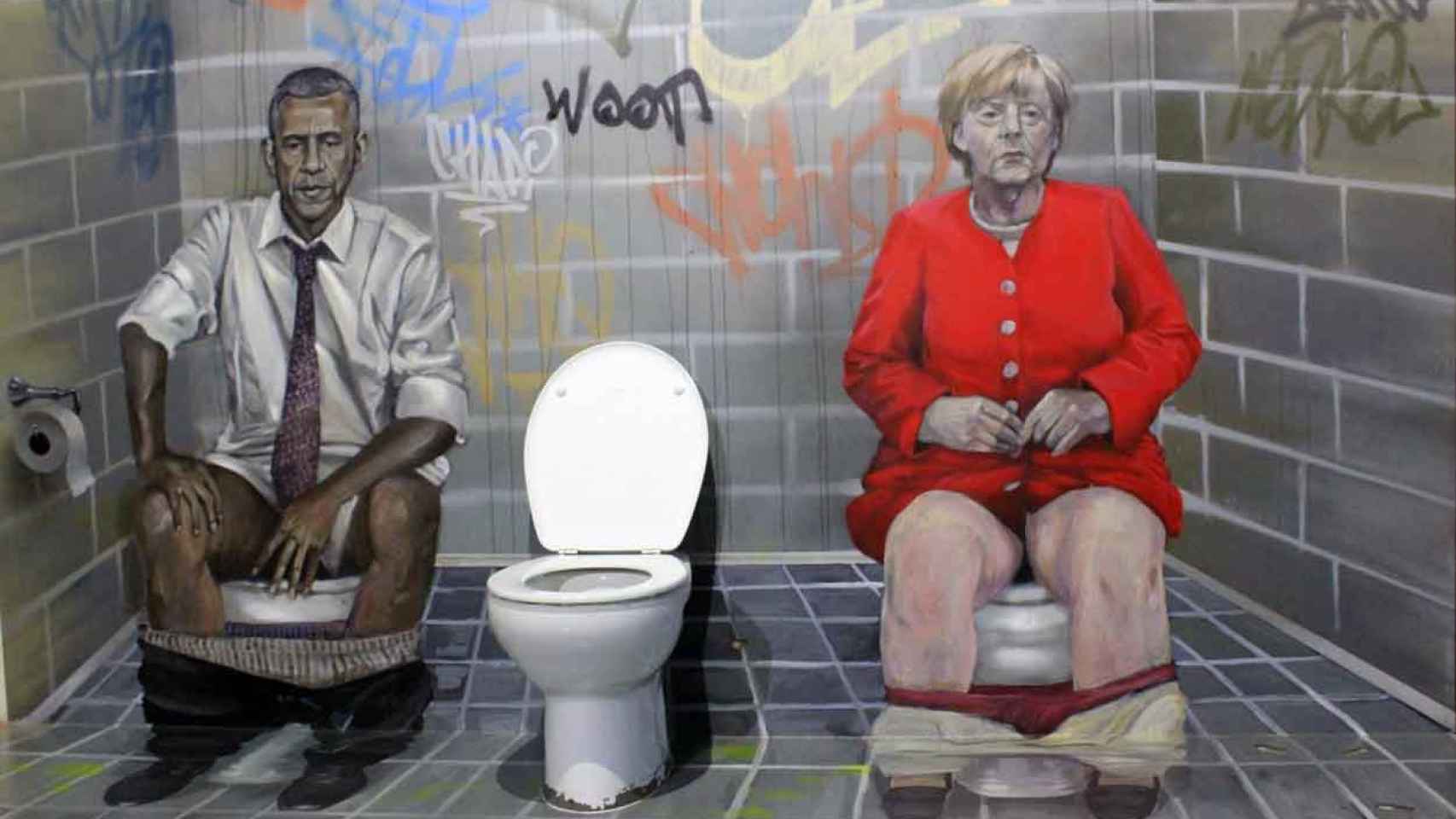 En el Museo de las Ilusiones se puede 'compartir' intimidad con Obama y Merkel / CARLOS RUFAS
