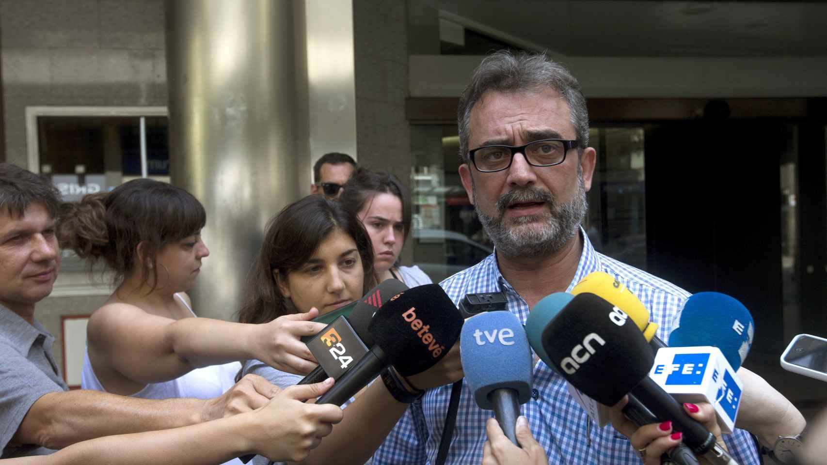 El asesor del comité de huelga, Juan Carlos Giménez / EFE