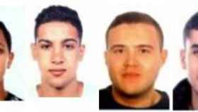 Moussa Oukabir, Said Aallaa, Mohamed Hychami y Younes Abouyaaqoub, los cuatro fugitivos a los que busca la policía