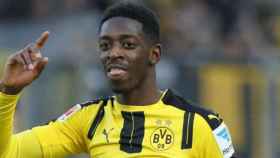 Ousmane Dembélé, durante un partido con el Borussia Dortmund / EFE