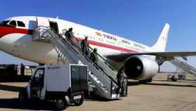 El Airbus A310 de la Fuerza Aérea Española trasladará la comitiva política, empresarial y sindical de Madrid a Barcelona : EFE