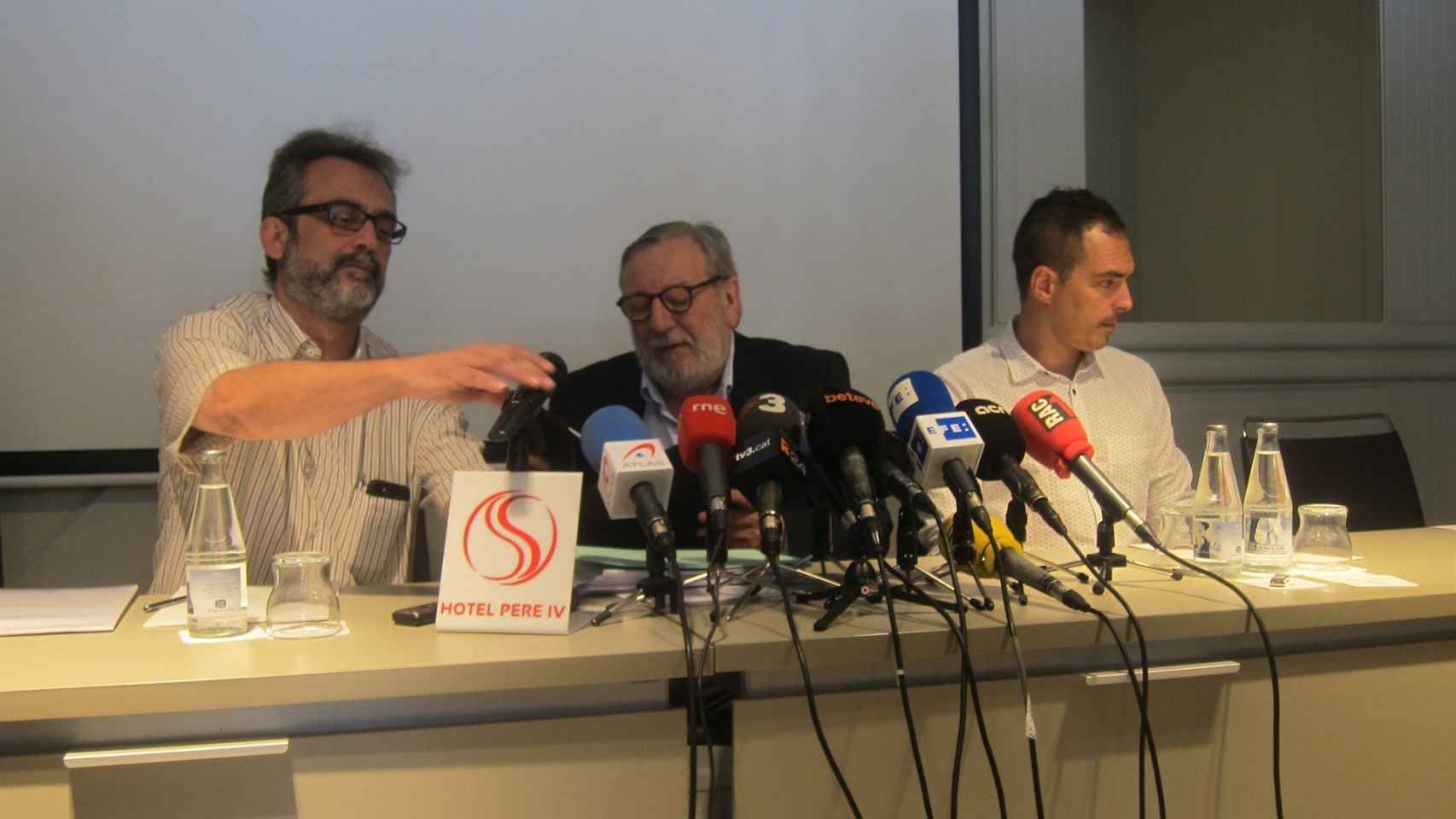 Juan Carlos Giménez y Leopoldo García Quinteiro en rueda de prensa / EUROPA PRESS
