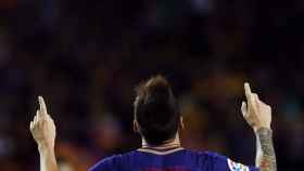 Messi solo jugó durante la segunda parte en el Juventus-Barça / EFE