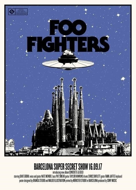 El anuncio del concierto de Foo Fighters en Barcelona