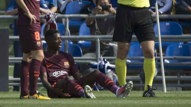 Dembélé, lesionado en Getafe / EFE