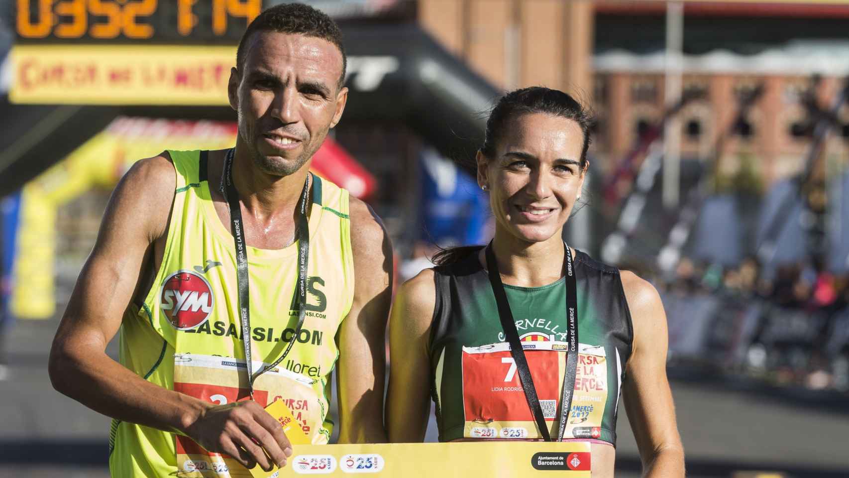 Mourad El Bannouri y Lidia Rodríguez ganan la carrera batiendo marcas