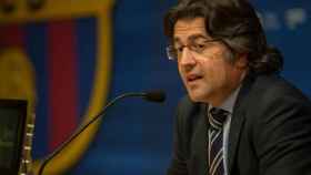 Toni Freixa, en su etapa como portavoz del FC Barcelona