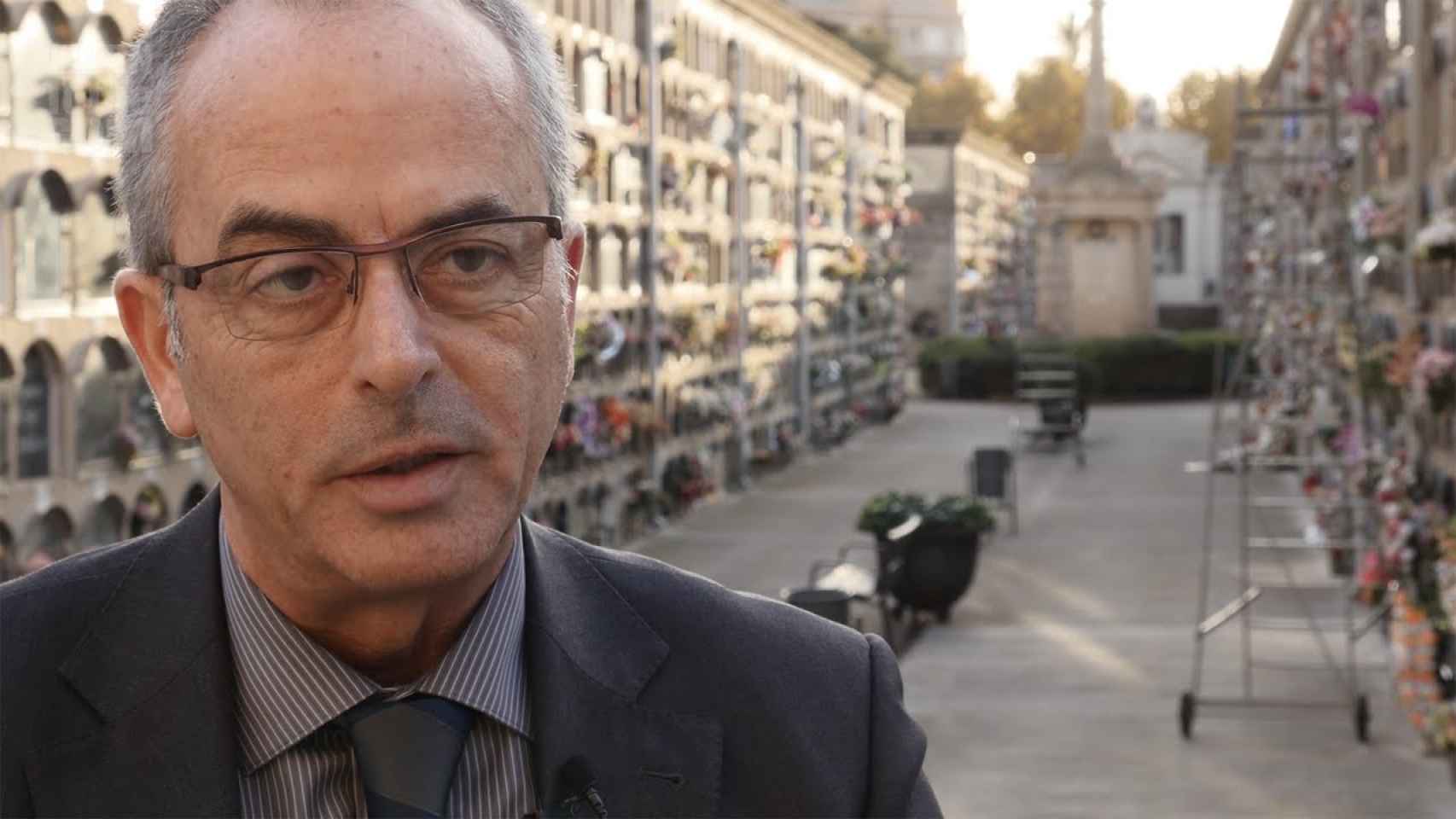 Jordi Valmaña, exdirector general de Cementiris de Barcelona.