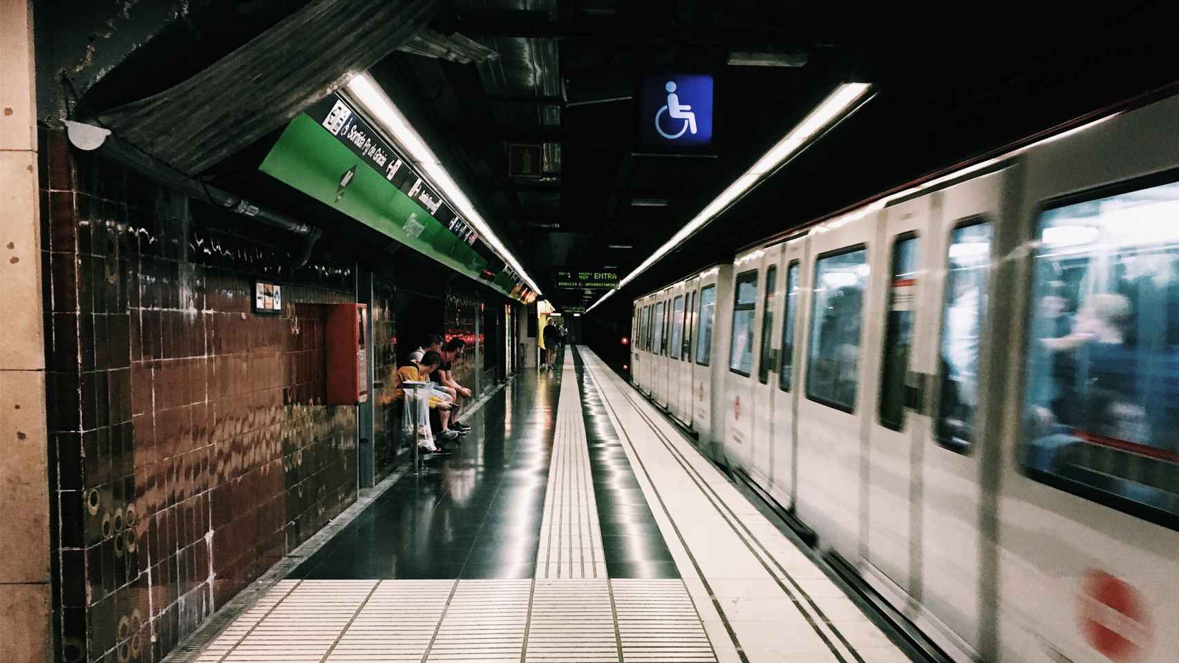 Imagen del metro de Barcelona