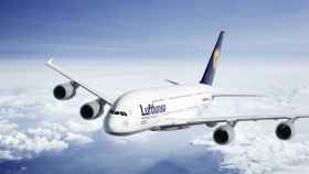 Un avión de la compañía, en una imagen promocional / LUFTHANSA