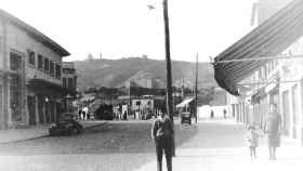 Calle Tajo, delante del Mercado, año 1955 / Autor desconocido, archivo T.V.T