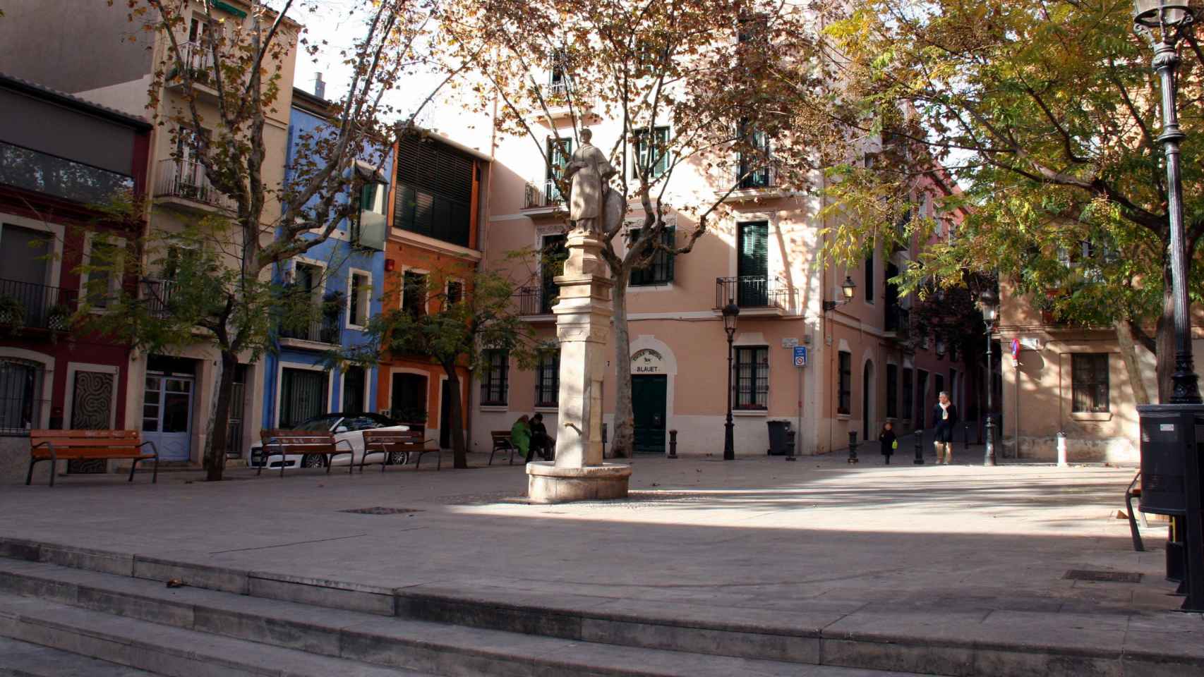 Plaza Artós, en Sarrià