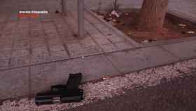Pistola intervenida por los Mossos d'Esquadra en otra ocasión ajena al tiroteo del Poblenou