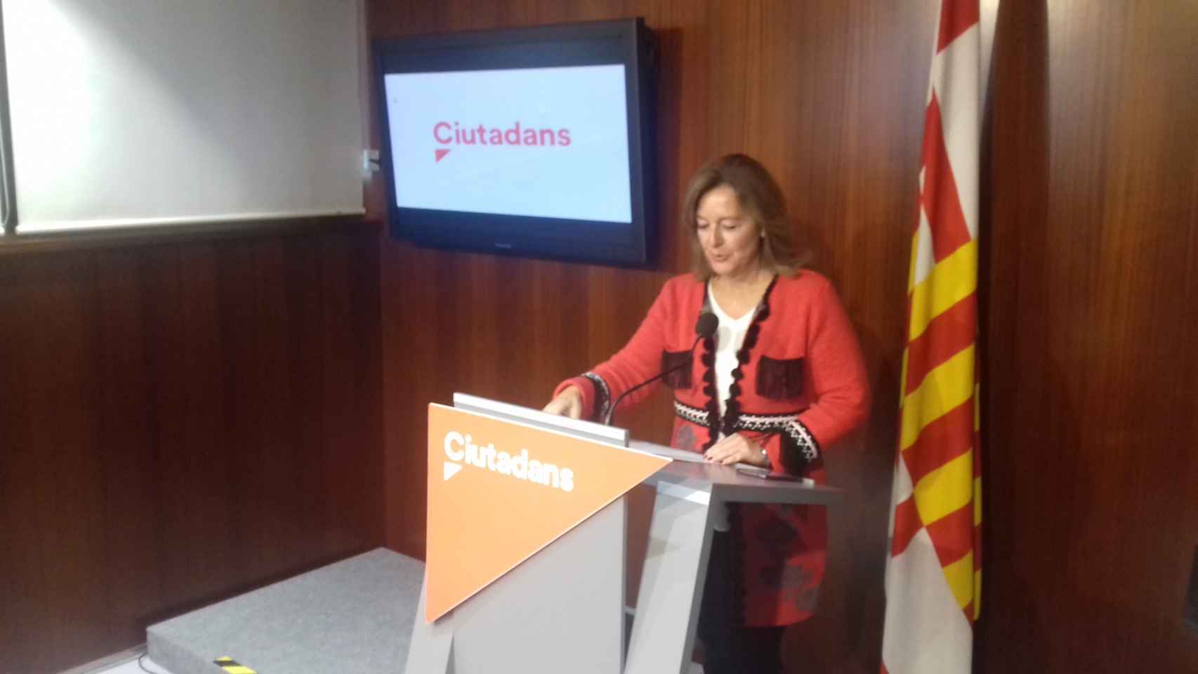 Carina Mejías, líder de Ciutadans en el Ayuntamiento de Barcelona / JORDI SUBIRANA
