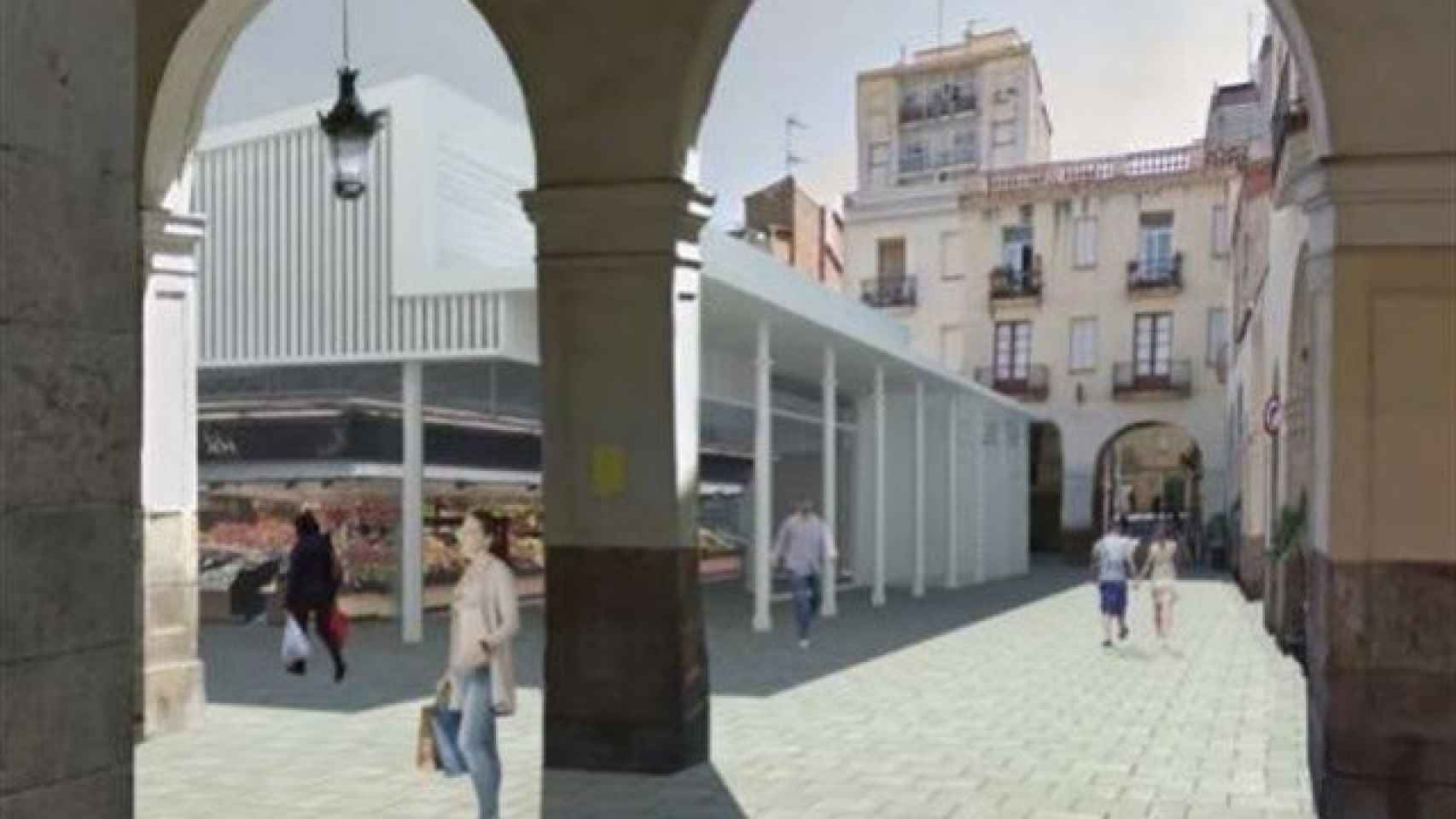 Imagen digital del nuevo mercado de Sant Andreu / AYUNTAMIENTO