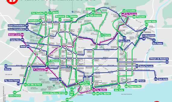 Nueva red de autobuses tras la incorporación de cinco nuevas líneas.