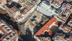 Nueva imagen de la plaza Folch i Torres ubicada en el Raval / Ayuntamiento de Barcelona
