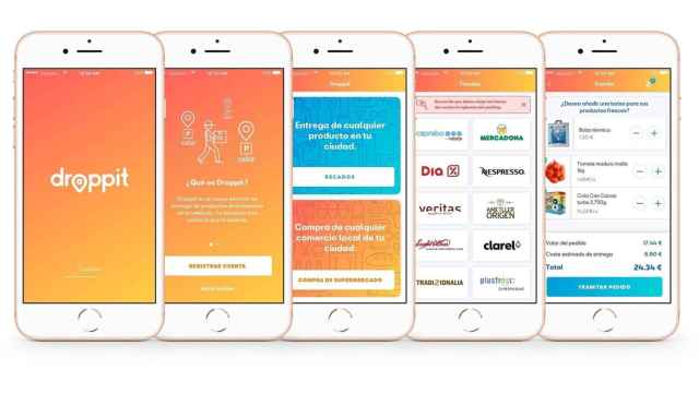 La aplicación disponible en iOs y Android / DROPPIT