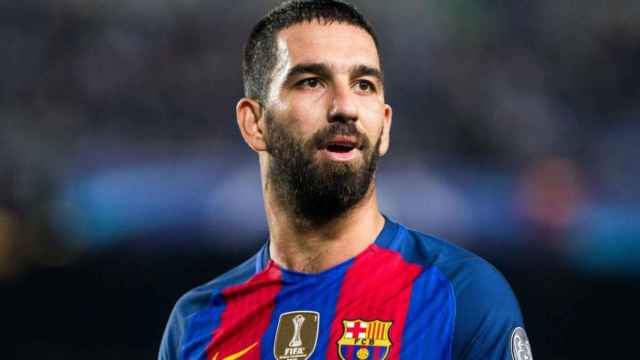 Arda Turan, en un partido del Barça