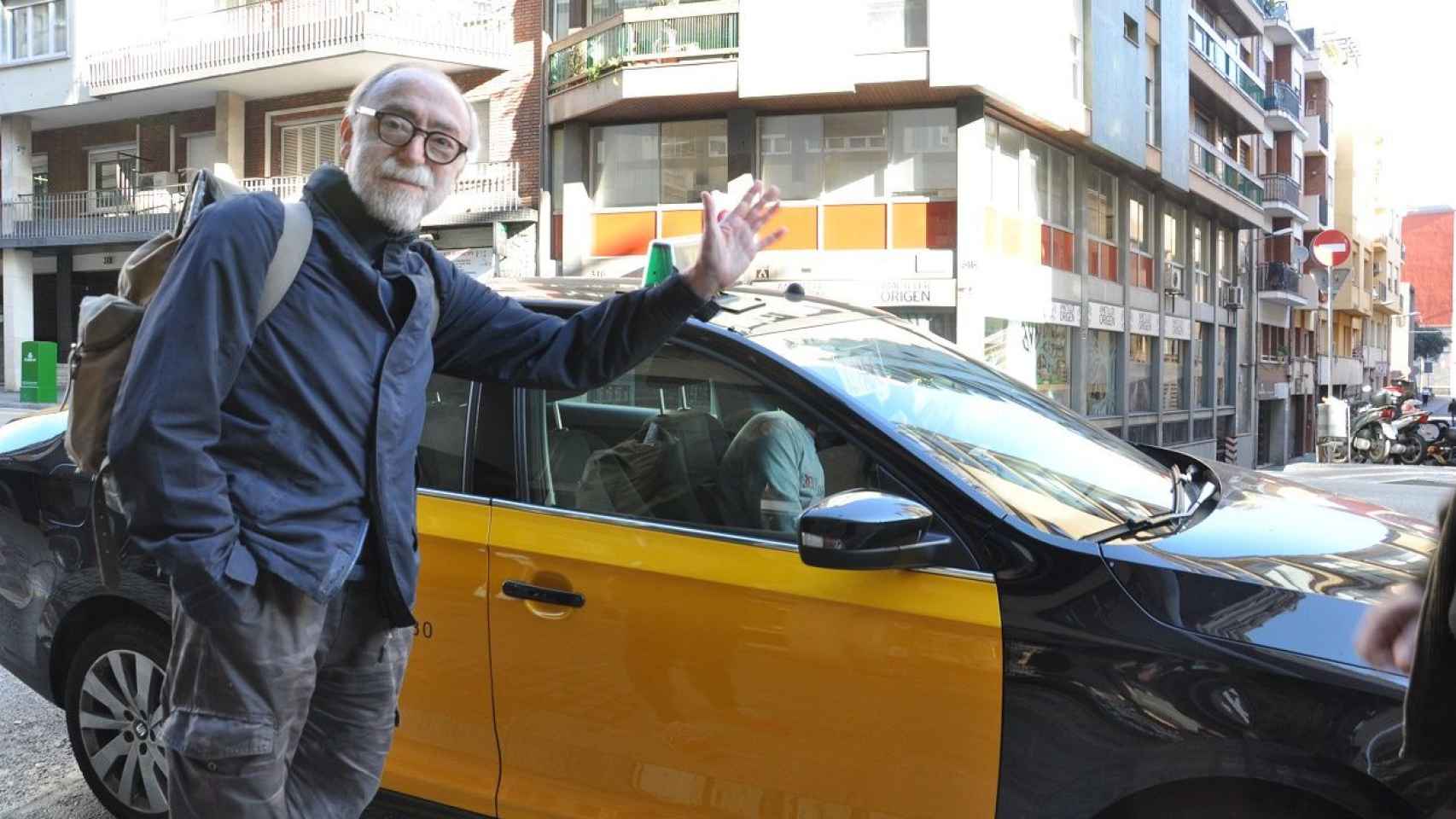 Alfonso Biescas, el día que se marchó de Barcelona /MIKI