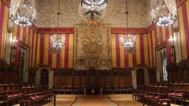 Salon de Cent del Ayuntamiento de Barcelona / ÁLVARO VENTURA