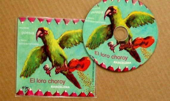 El loro choroy, ave chilena que da nombre a la banda y a la carátula de un disco / EL LORO CHOROY