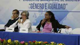 La presidenta parlamentaria de mujeres de El Salvador, Margarita Rodriguez en la Asamblea Latinoamericana / EFE