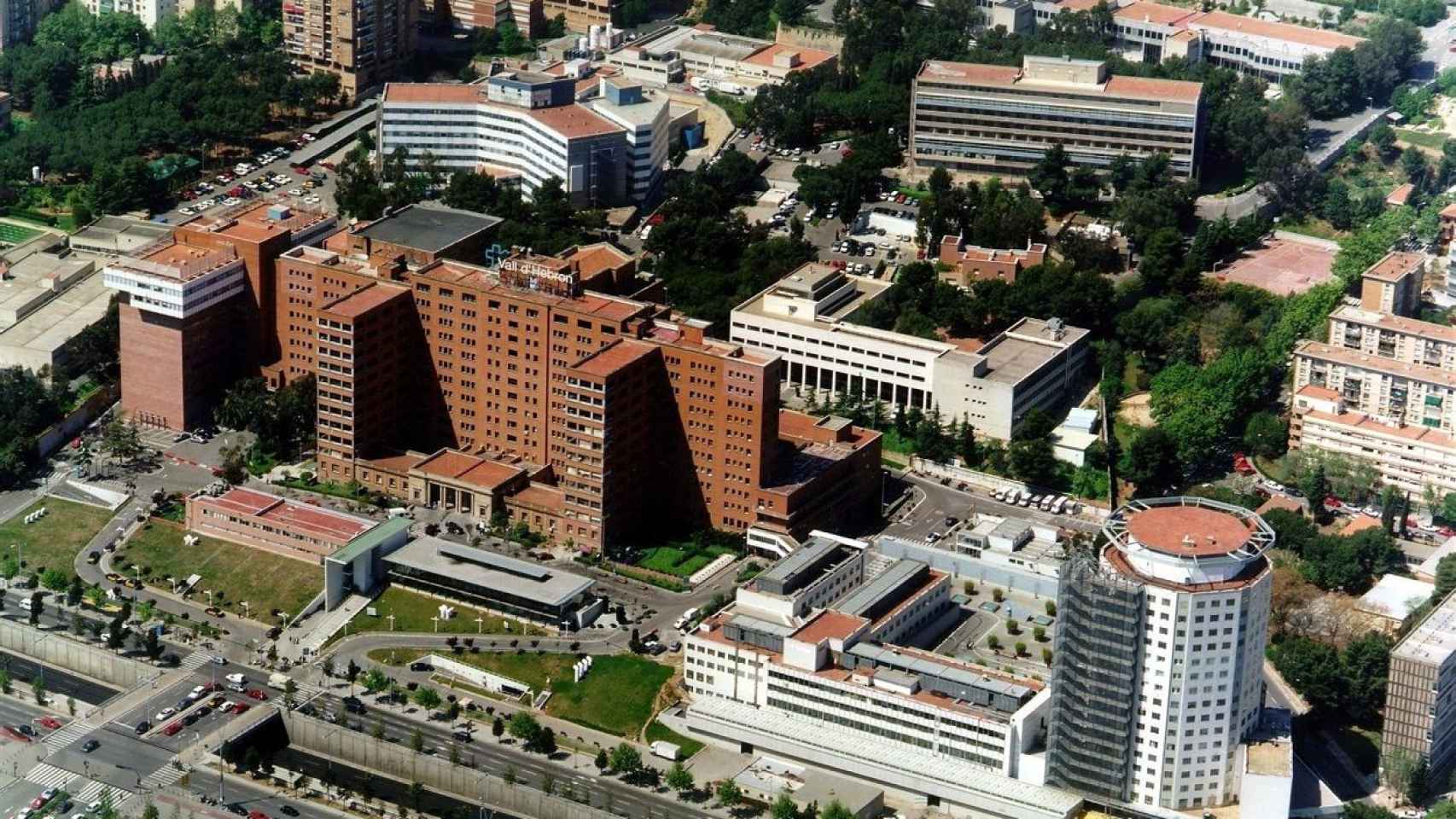 Imagen aérea del Hospital Vall d'Hebrón de Barcelona