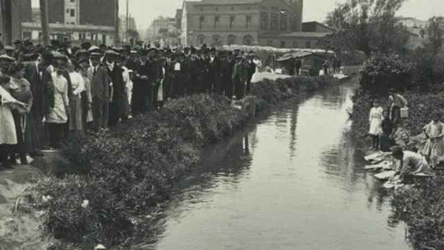 Un antiguo tramo del Rec Comtal, a su paso por Barcelona / AJUNTAMENT DE BARCELONA