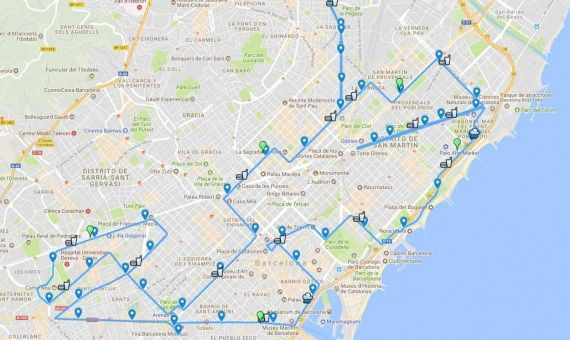 Este es el recorrido de la Maratón de Barcelona de 2018