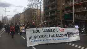 Manifestación contra el racismo en Nou Barris, en el año 2018  / AROA ORTEGA