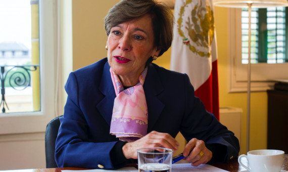La cónsul de México en Barcelona, Ma.Carmen Oñate responde a Metrópoli Abierta / H.F.