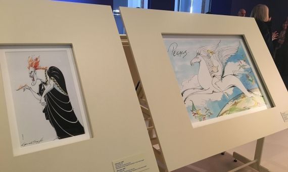 Los bocetos de Hércules en la exposición de CaixaForum / P.B.