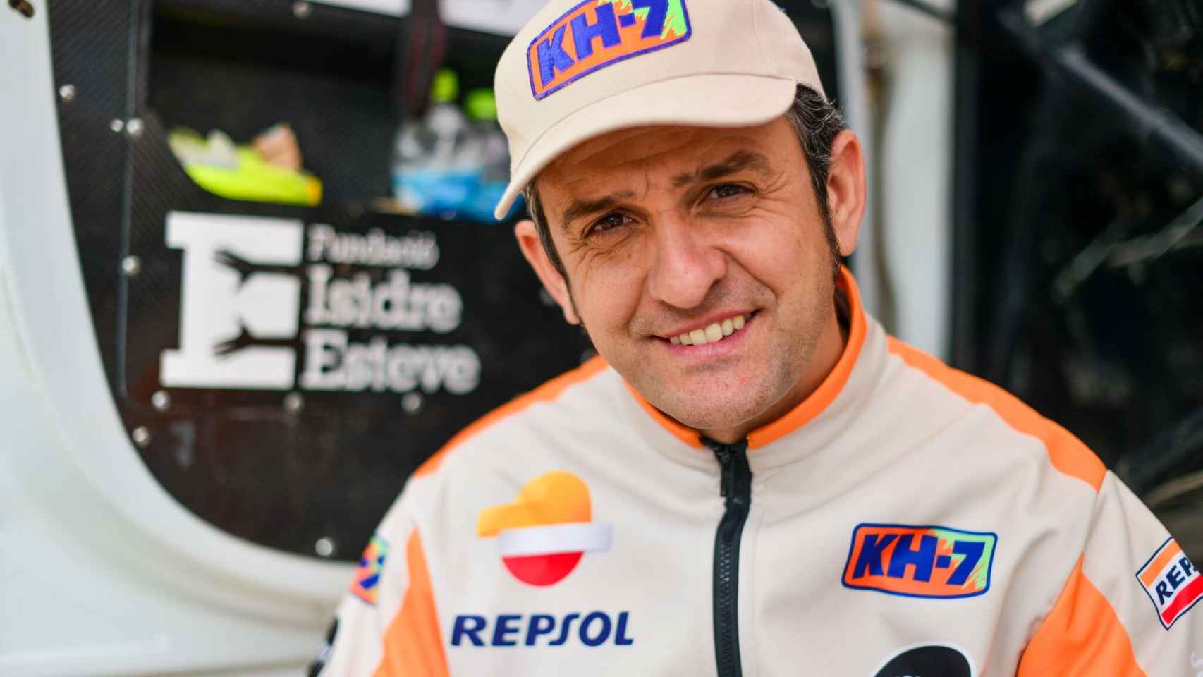 Isidre Esteve durante el Dakar 2018