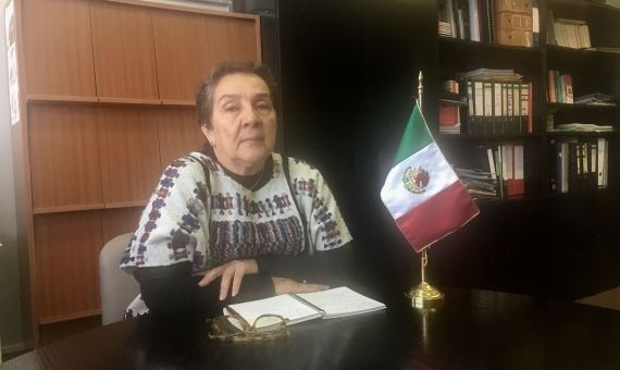 La doctora oceanógrafa mexicana Norma Patricia Muñoz en la UPC / A.O. 