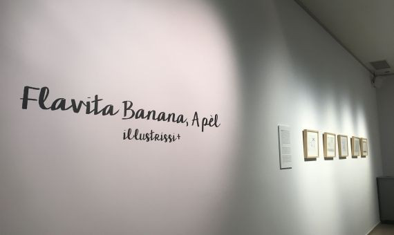 La entrada a la exposición 'Flavita Banana, A pèl' / P.B.