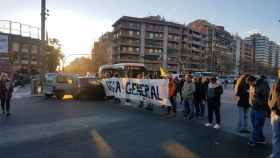 Corte en La Meridiana por otra protesta / FOTO DE ARCHIVO