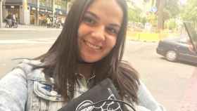 Laia Junyent en las redes sociales con su mochila