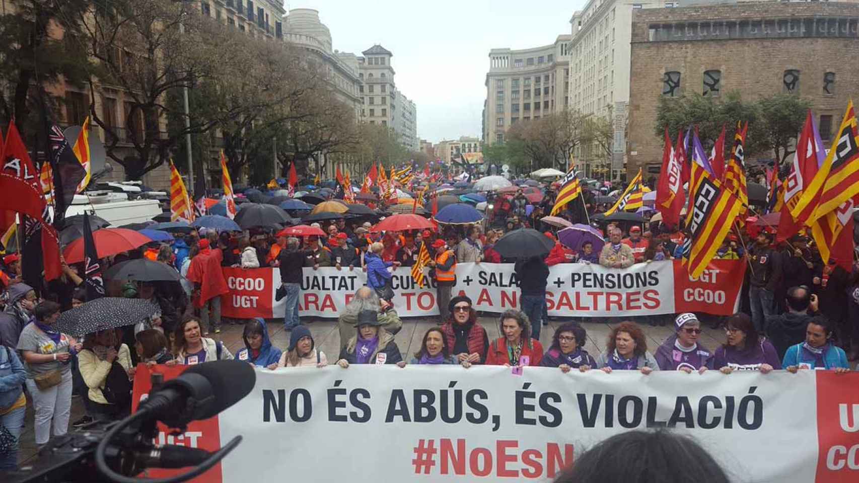 Las reivindicaciones feministas han pasado por encima de la laborales en este 1 de Mayo / @ccoocatalunya