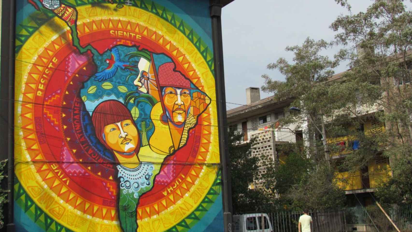 Mural del colectivo La Mano en Chile / O MIRADAS