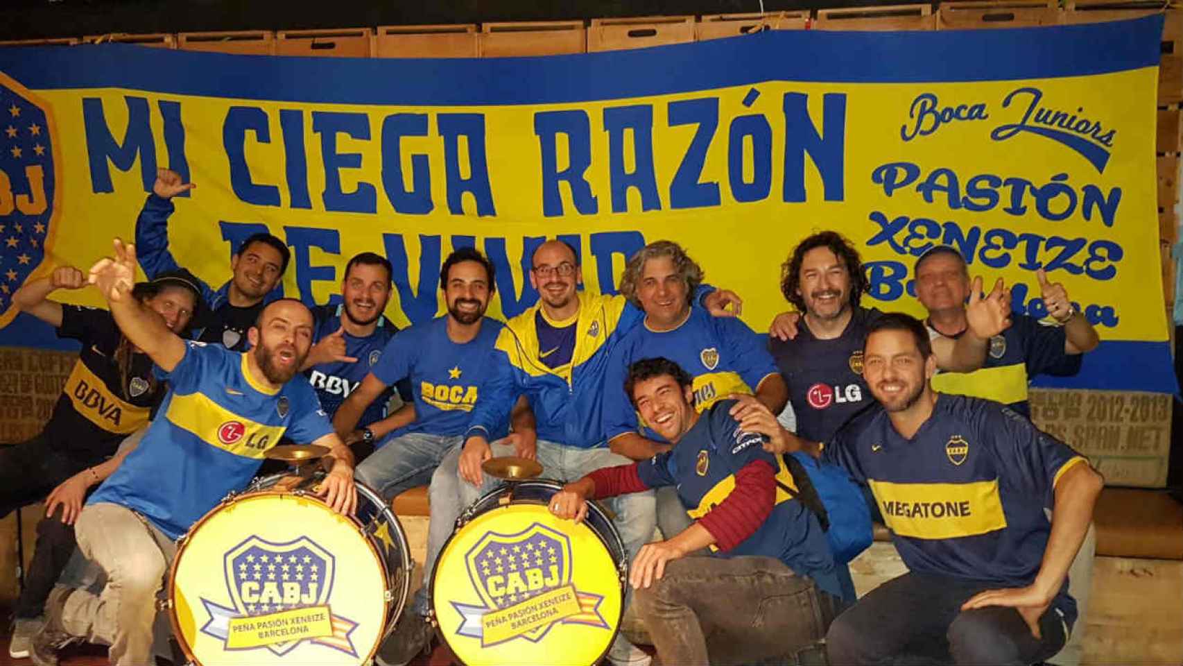 La Peña Xeneize de Barcelona ha celebrado el nuevo título de Boca