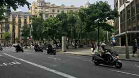 Motos circulando en Barcelona / CR